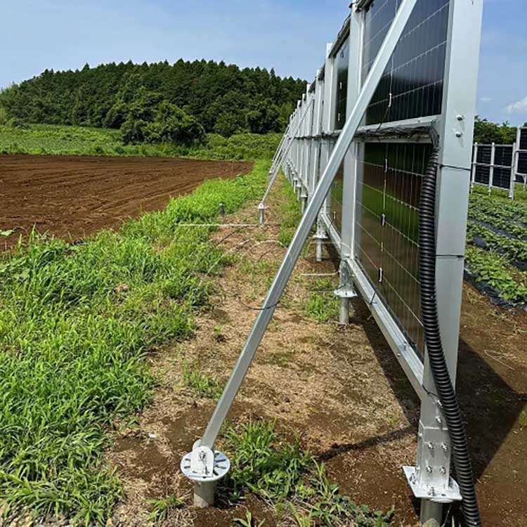 Fence Vertical Bifacia solar mounting system