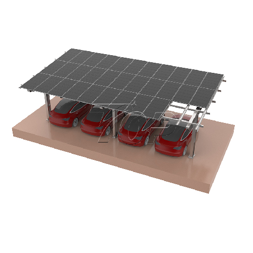 carport with solar panels