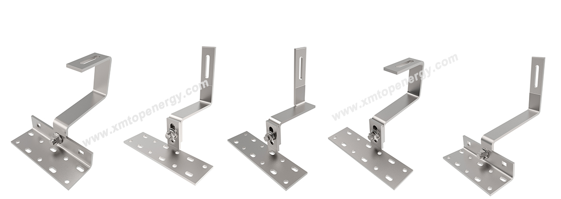 adjustable solar roof hooks