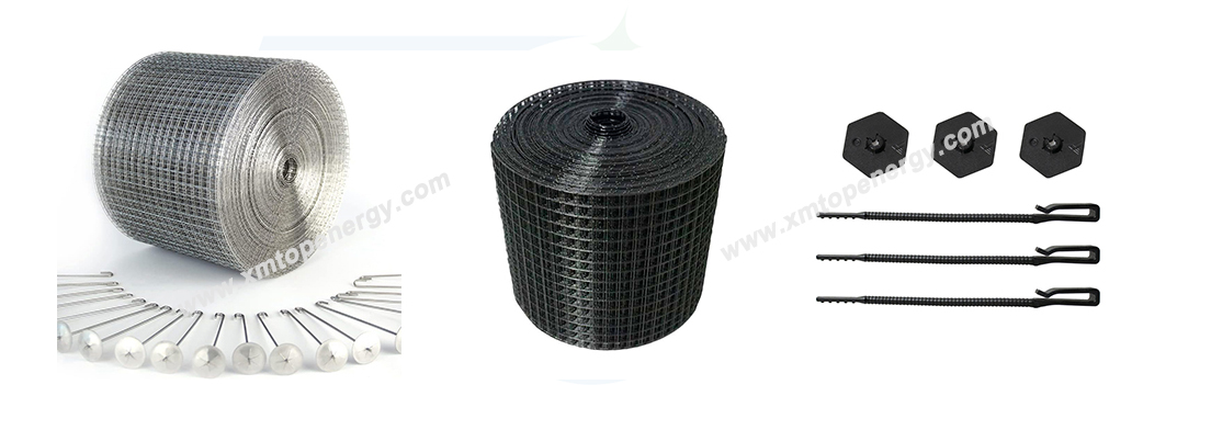 Bird mesh for solar panels
