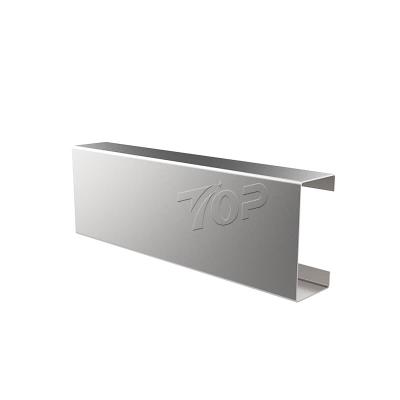 C channel steel for solar mounting system
