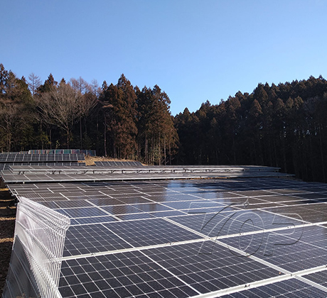 Custodia per progetto con staffa per montaggio a terra in alluminio PV