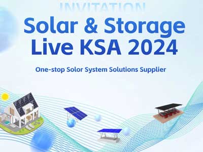 Invito alla mostra: unisciti a noi per lo spettacolo dal vivo KSA Solar & Storage 2024!