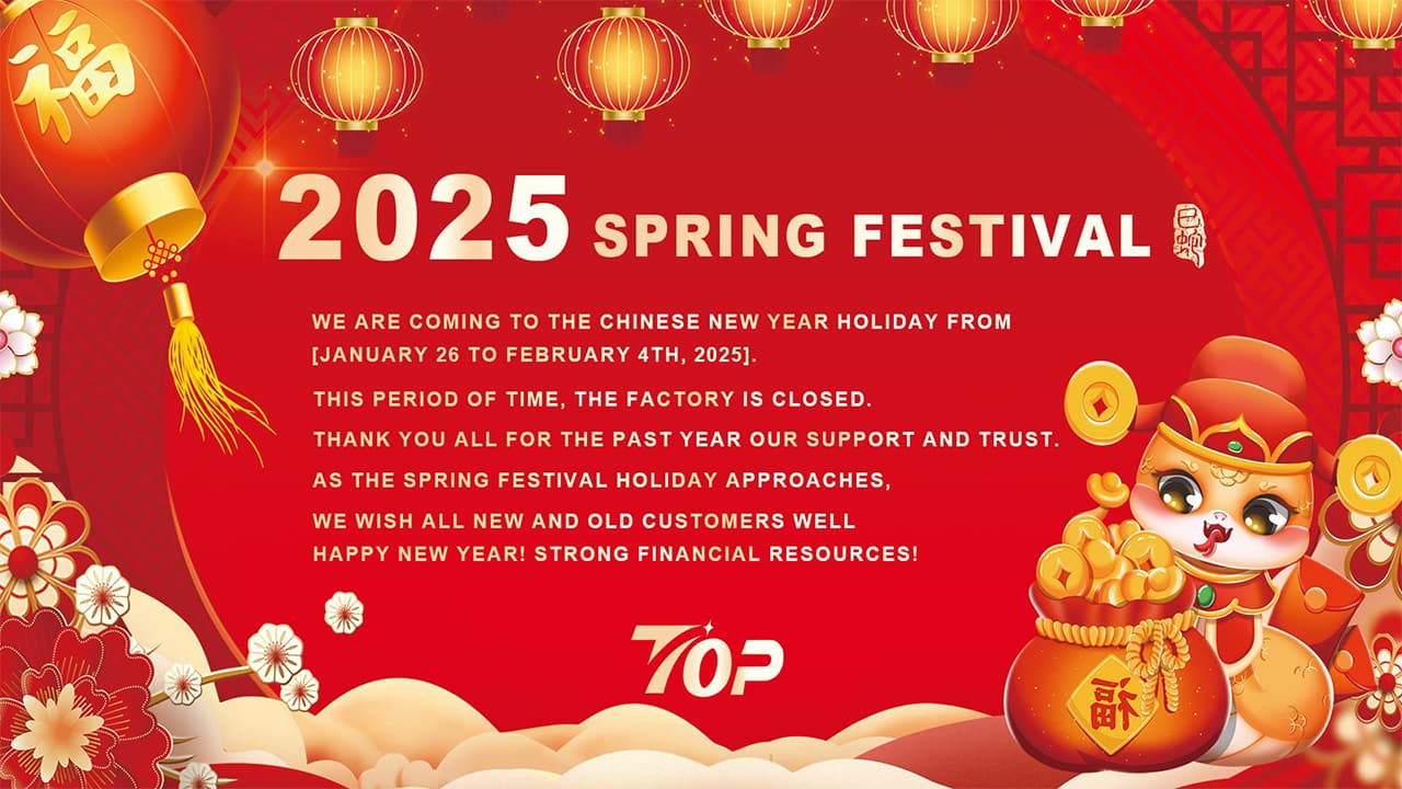 Avviso di vacanza: Cinese Spring Festival 2025